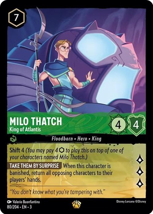 Milo Thatch - King of Atlantis (80/204) [Into the Inklands] (ONLINE ORDER ONLY)