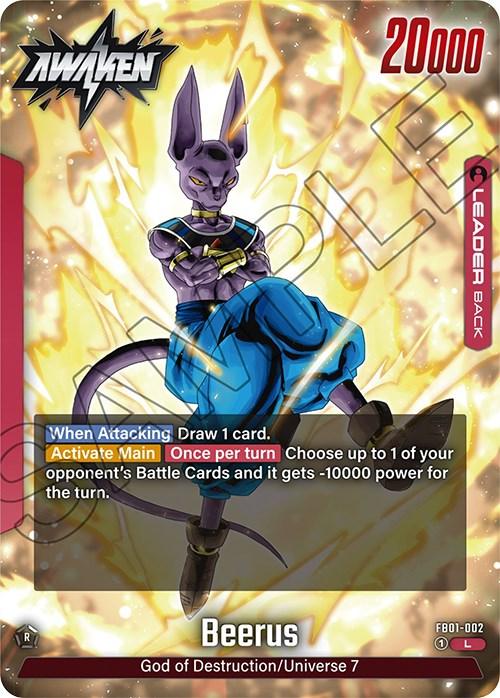 Beerus (FB01-002) [Awakened Pulse] (ONLINE ORDER ONLY)