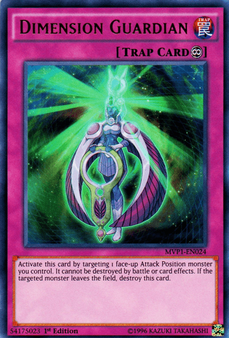 Dimension Guardian [MVP1-EN024] Ultra Rare (ONLINE ORDER ONLY)
