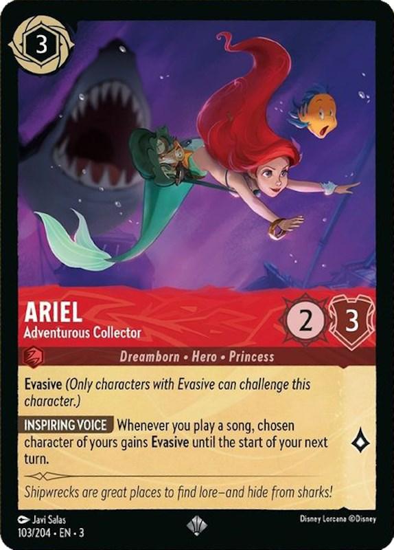 Ariel - Adventurous Collector (103/204) [Into the Inklands] (ONLINE ORDER ONLY)