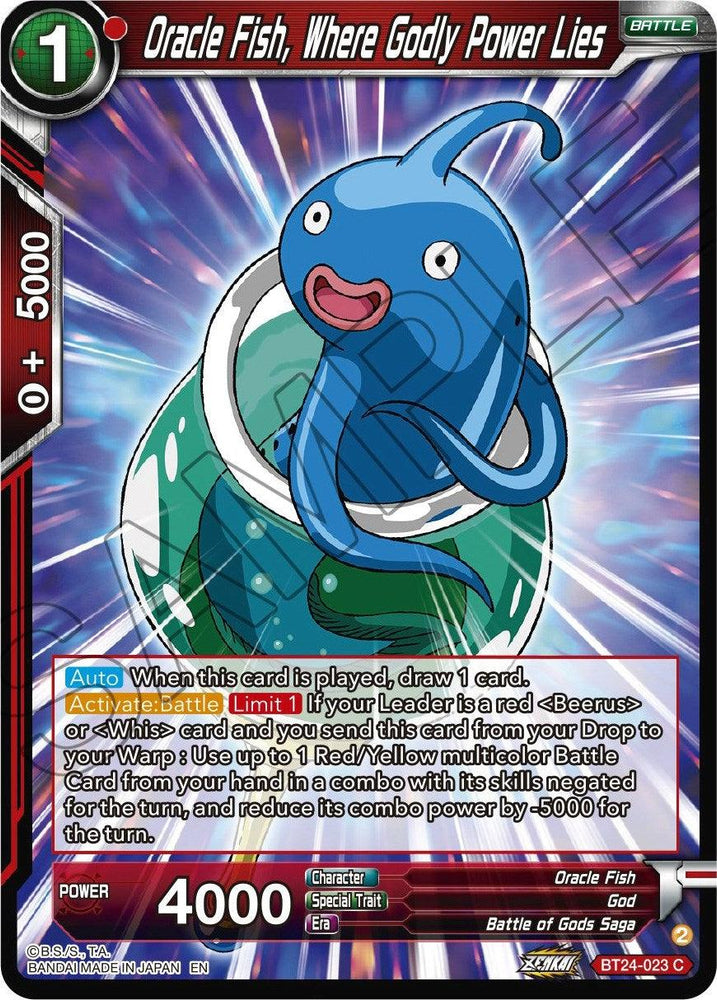 Oracle Fish, Where Godly Power Lies (BT24-023) [Beyond Generations] (ONLINE ORDER ONLY)