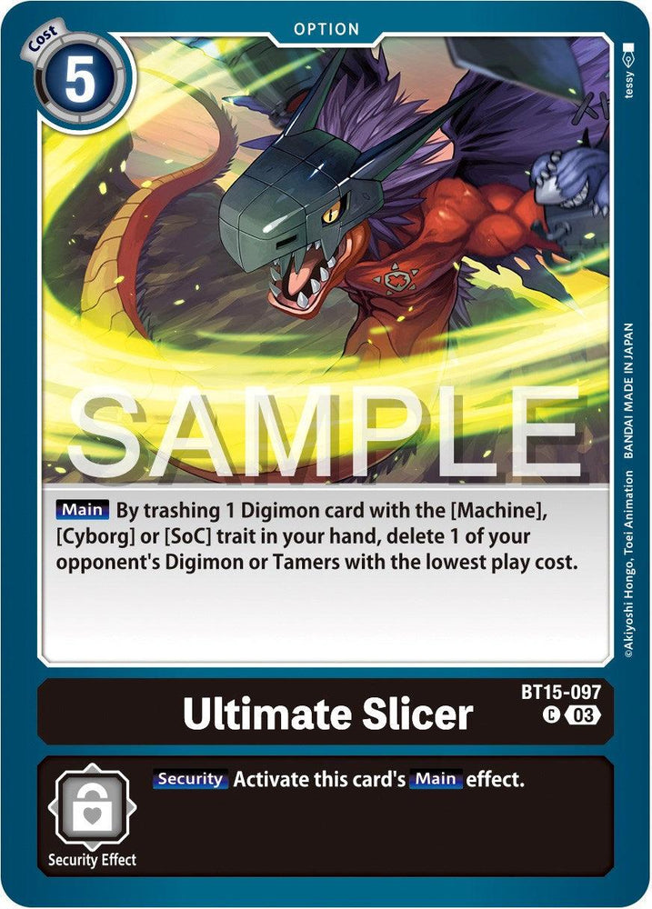 Ultimate Slicer [BT15-097] [Exceed Apocalypse] (ONLINE ORDER ONLY)