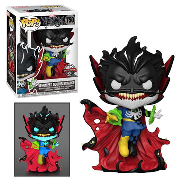 Funko POP! Venom - Venomized Doctor Strange with Energy (Glow In The Dark) Vinyl Figure #750 Special Edition Exclusive [READ DESCRIPTION] (ONLINE ORDER ONLY)
