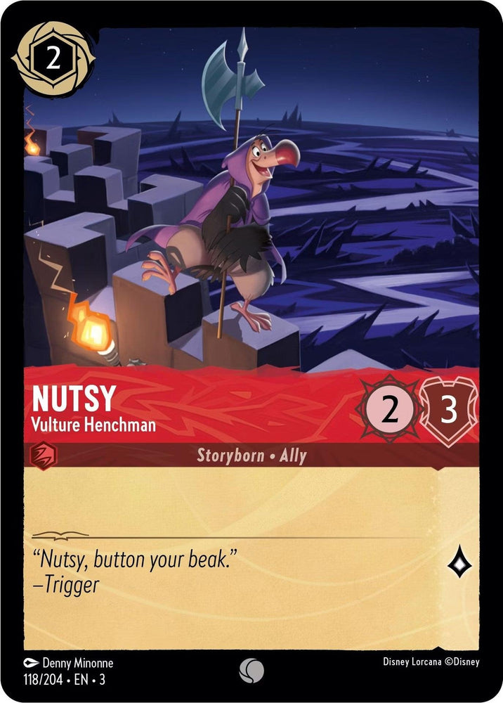 Nutsy - Vulture Henchman (118/204) [Into the Inklands] (ONLINE ORDER ONLY)