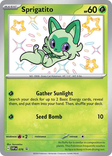 Sprigatito (076) [Scarlet & Violet: Black Star Promos] (Online Only)
