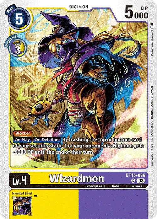 Wizardmon [BT15-036] [Exceed Apocalypse] (ONLINE ORDER ONLY)