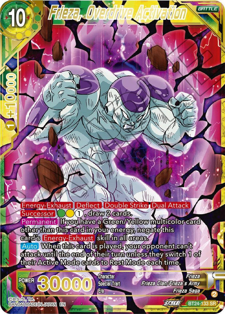 Frieza, Overdrive Activation (BT24-133) [Beyond Generations] (ONLINE ORDER ONLY)