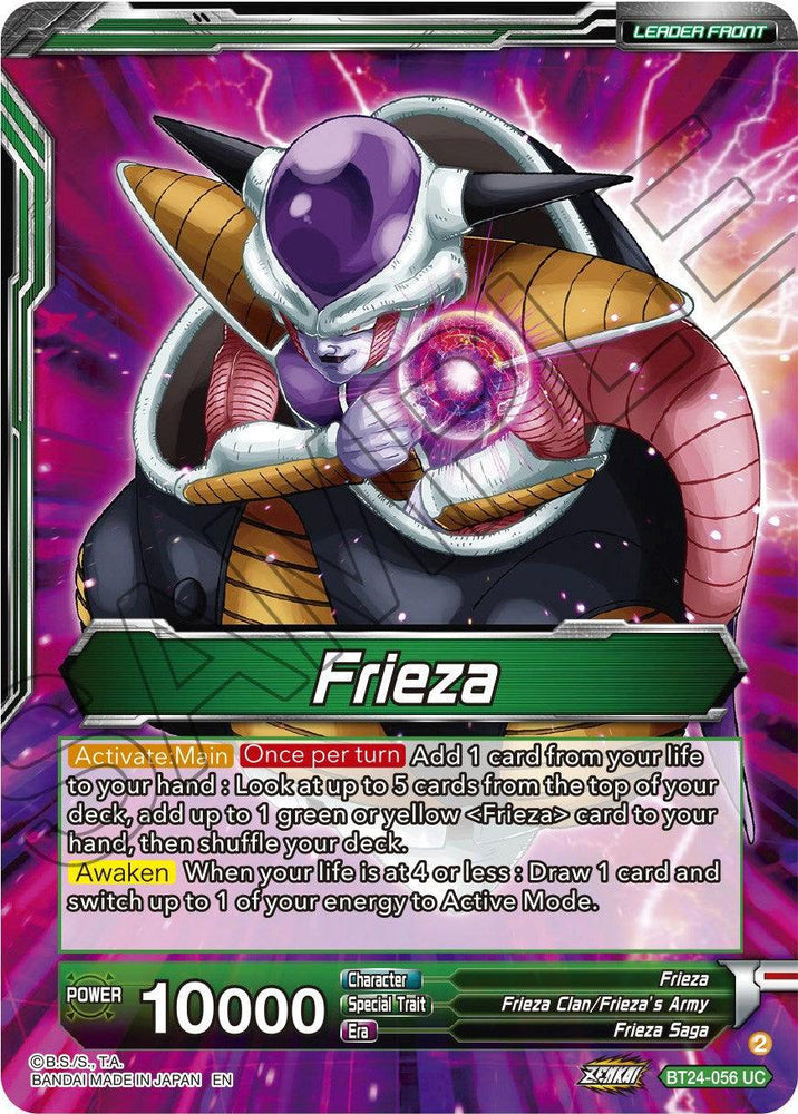 Frieza // Frieza, Scourge of Saiyans (BT24-056) [Beyond Generations] (ONLINE ORDER ONLY)