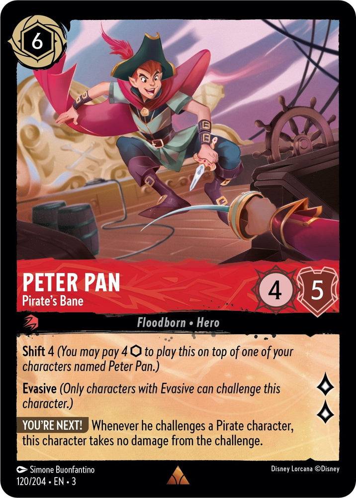 Peter Pan - Pirate's Bane (120/204) [Into the Inklands] (ONLINE ORDER ONLY)