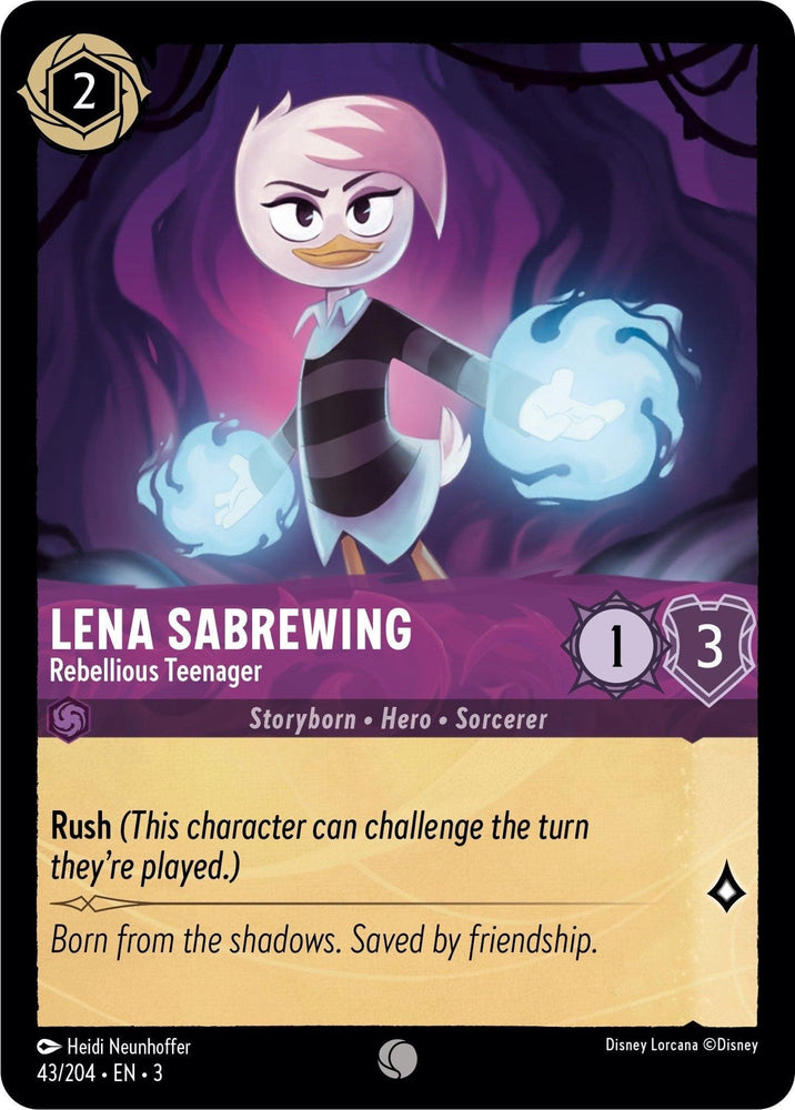 Lena Sabrewing - Rebellious Teenager (43/204) [Into the Inklands] (ONLINE ORDER ONLY)