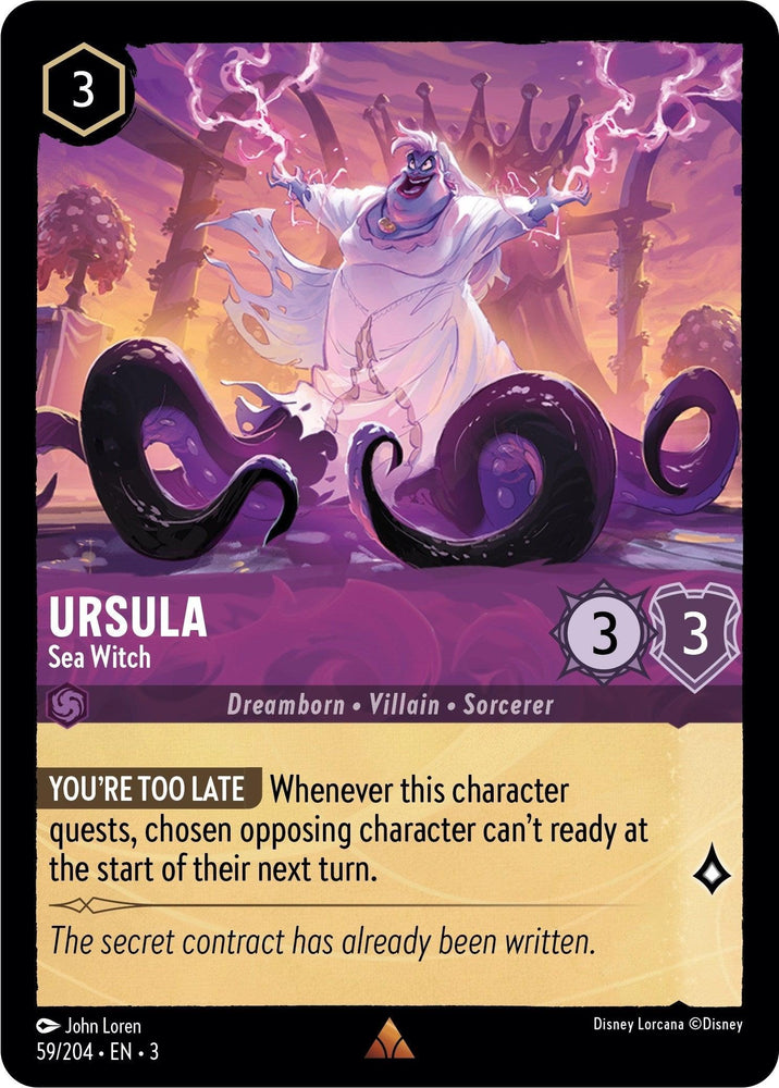 Ursula - Sea Witch (59/204) [Into the Inklands] (ONLINE ORDER ONLY)