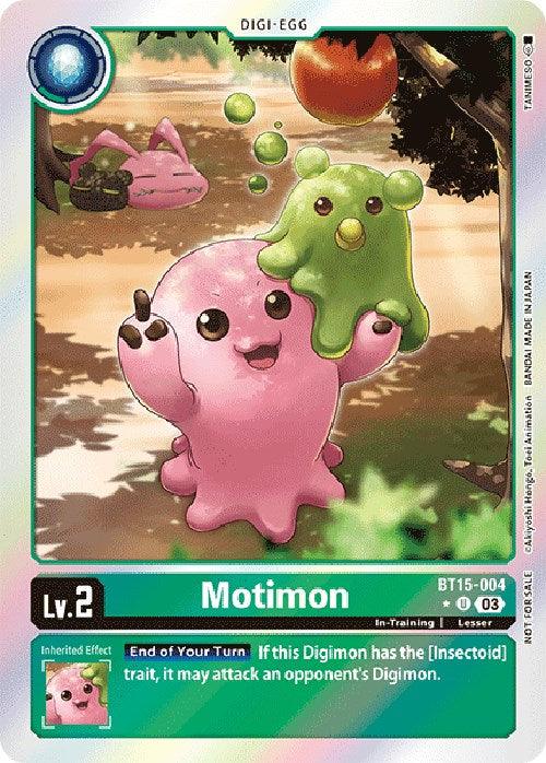 Motimon [BT15-004] (Exceed Apocalypse Box Promotion Pack) [Exceed Apocalypse Promos] (ONLINE ORDER ONLY)