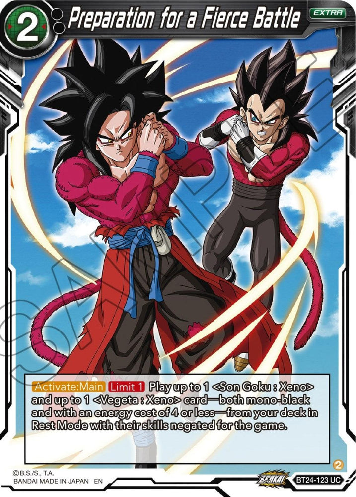Preparation for a Fierce Battle (BT24-123) [Beyond Generations] (ONLINE ORDER ONLY)