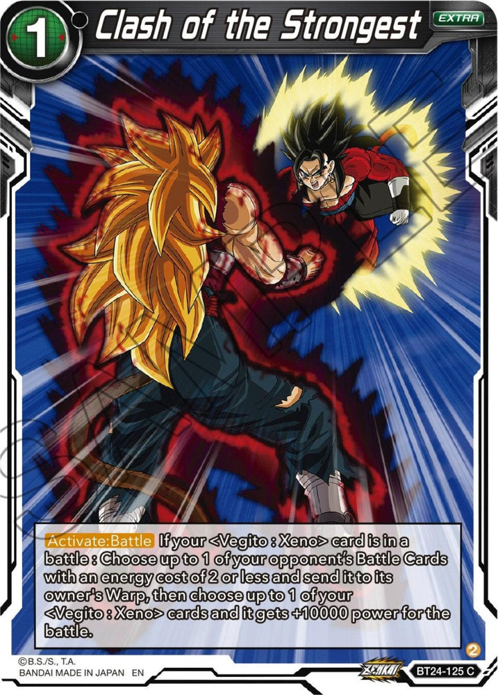 Clash of the Strongest (BT24-125) [Beyond Generations] (ONLINE ORDER ONLY)