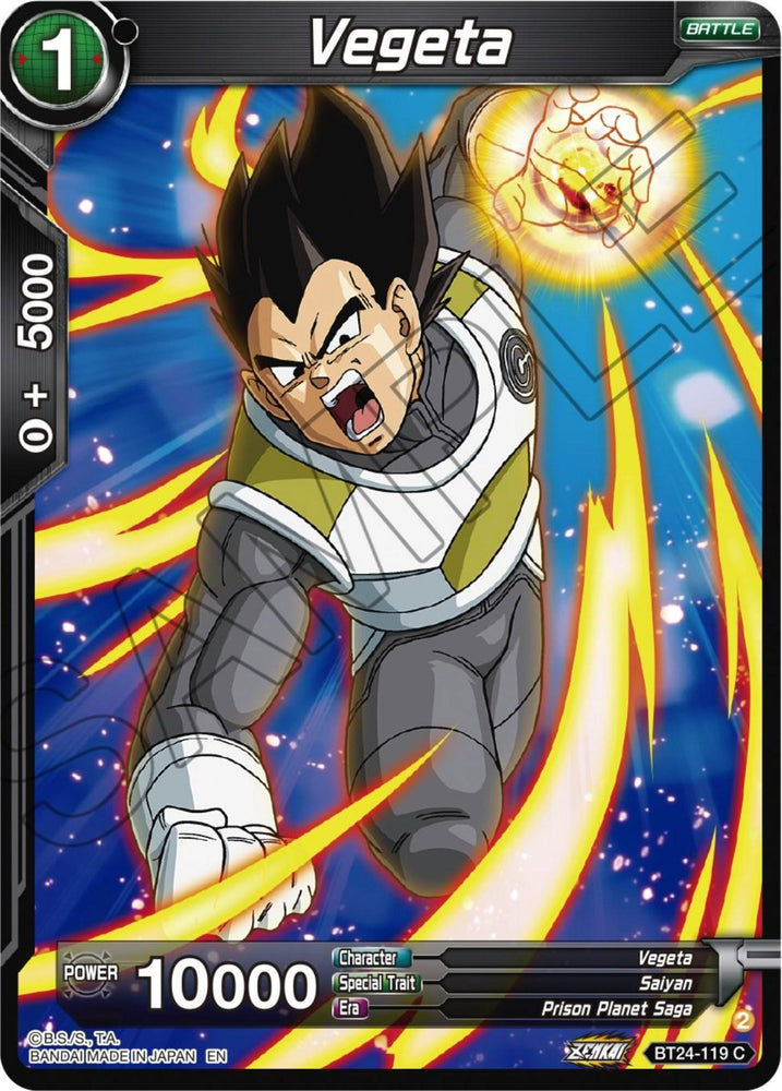 Vegeta (BT24-119) [Beyond Generations] (ONLINE ORDER ONLY)