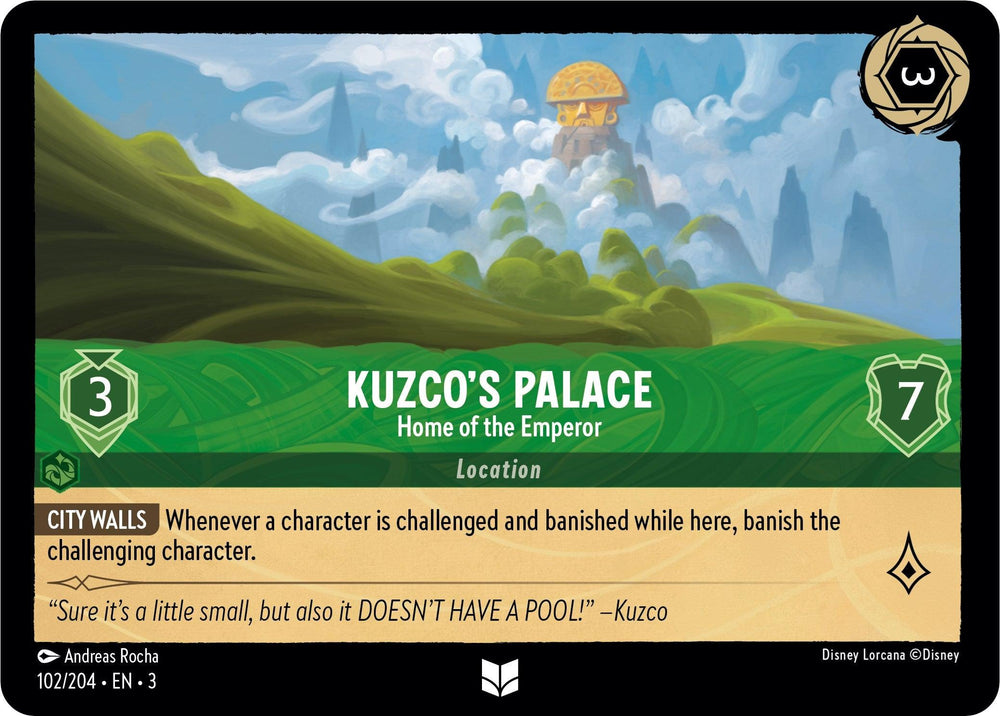 Kuzco's Palace - Home of the Emperor (102/204) [Into the Inklands] (ONLINE ORDER ONLY)