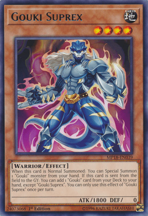 Gouki Suprex [MP18-EN039] Rare (ONLINE ORDER ONLY)