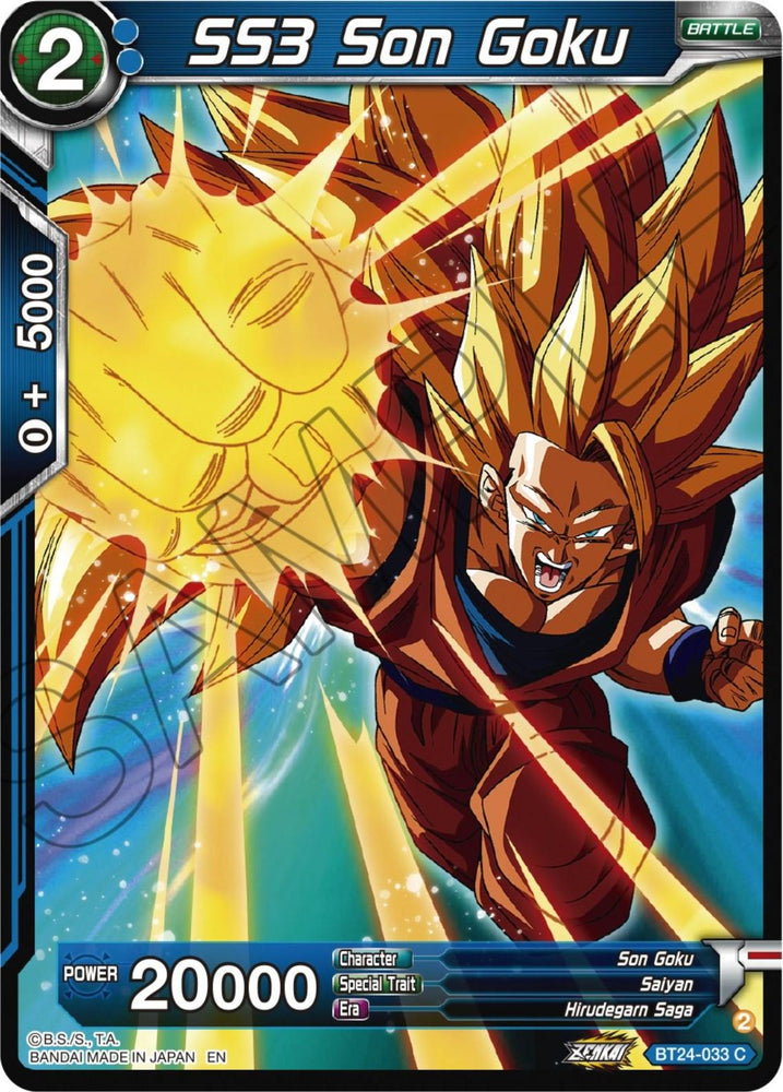 SS3 Son Goku (BT24-033) [Beyond Generations] (ONLINE ORDER ONLY)