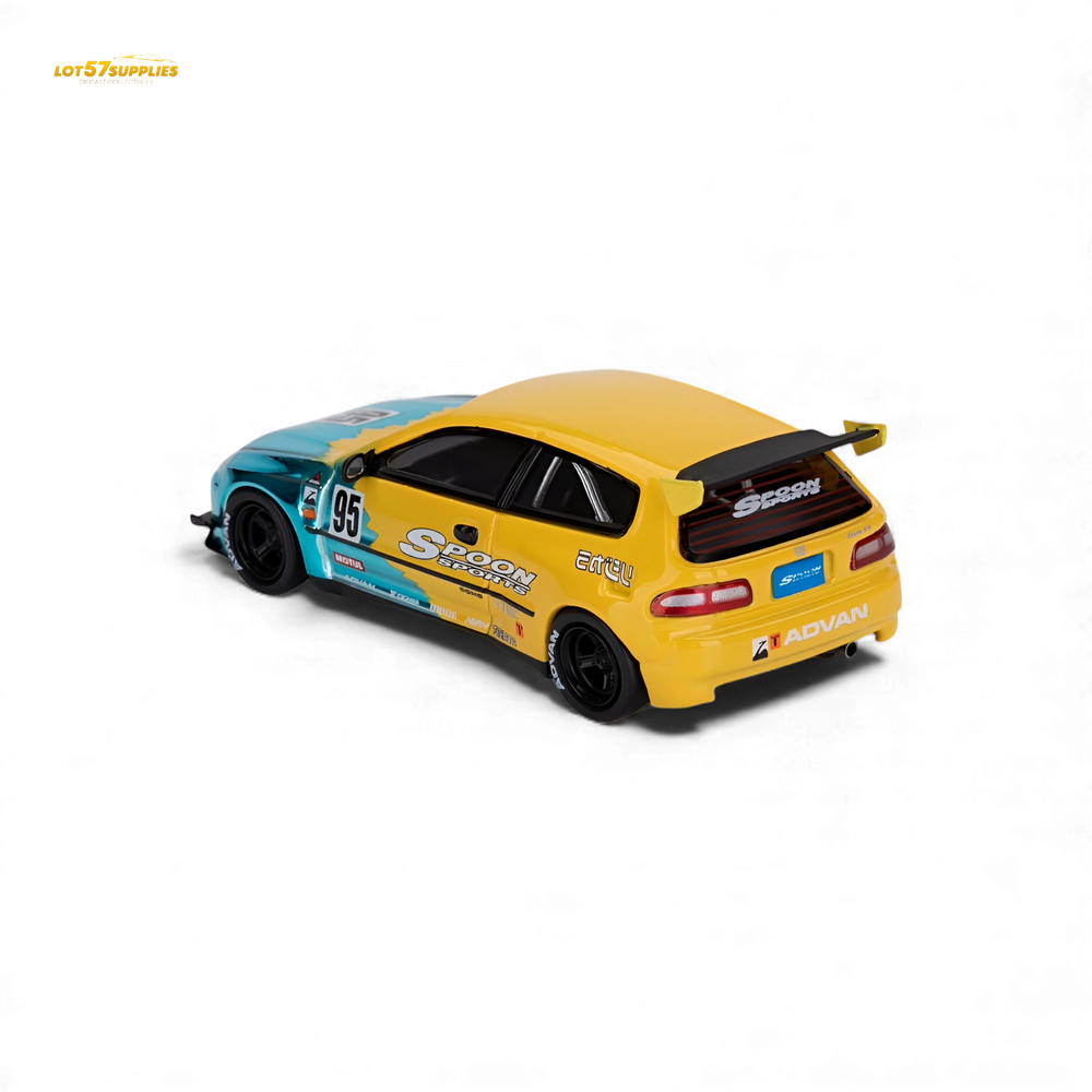(Pre-Order) ET Model Pandem Civic EG6 Mk5 Rocket Bunny - Spoon Blue 1:64 (ONLINE ORDER ONLY)