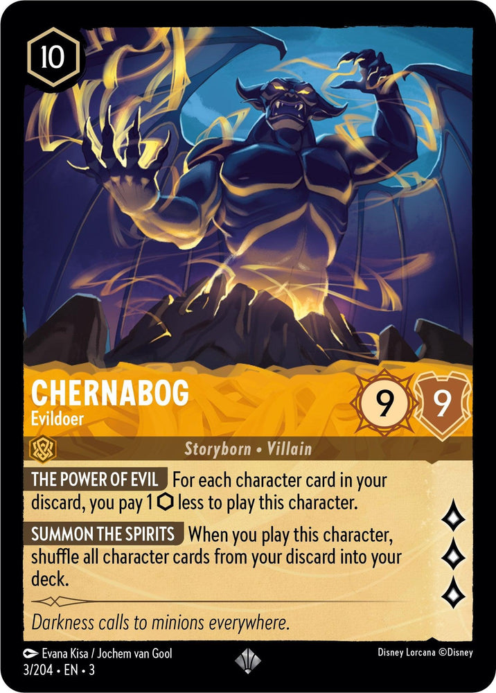 Chernabog - Evildoer (3/204) [Into the Inklands] (ONLINE ORDER ONLY)