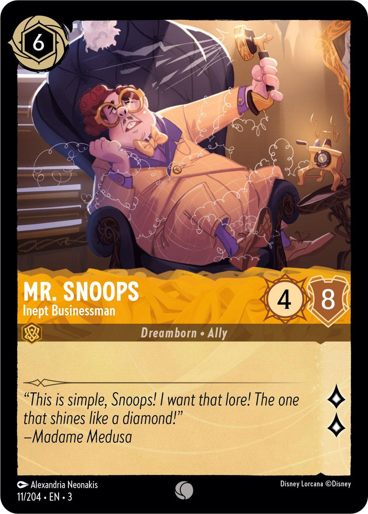 Mr. Snoops - Inept Businessman (11/204) [Into the Inklands] (ONLINE ORDER ONLY)