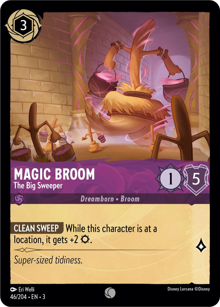 Magic Broom - The Big Sweeper (46//204) [Into the Inklands] (ONLINE ORDER ONLY)