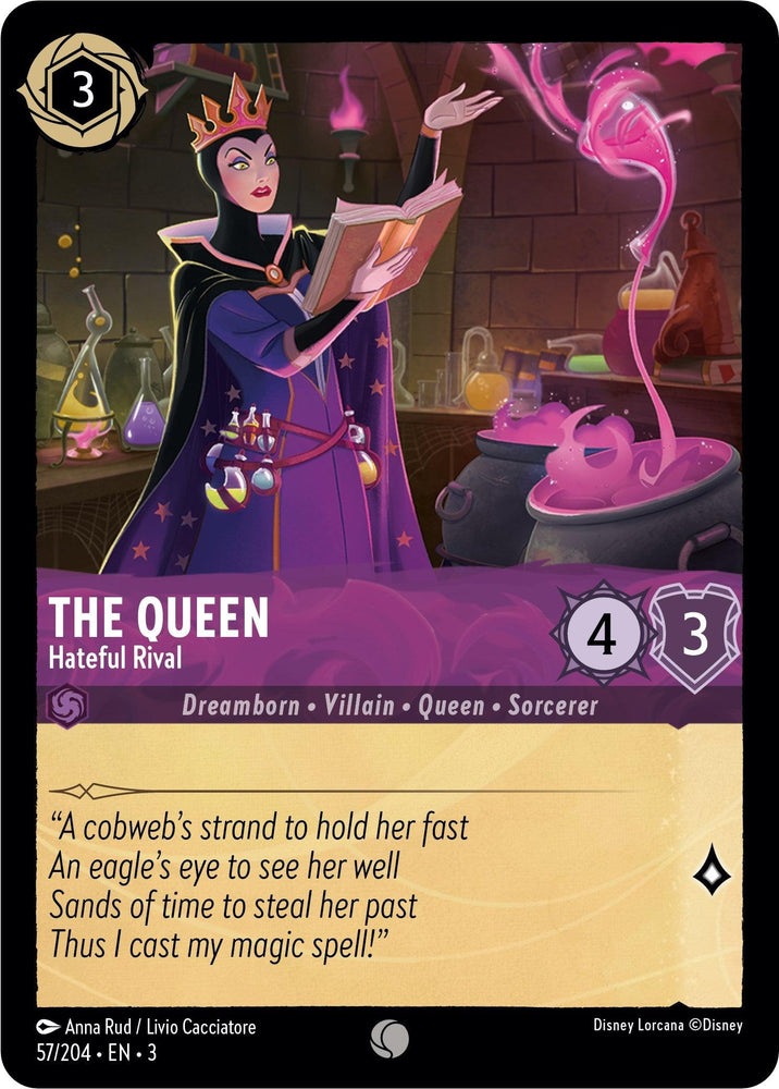 The Queen - Hateful Rival (57/204) [Into the Inklands] (ONLINE ORDER ONLY)