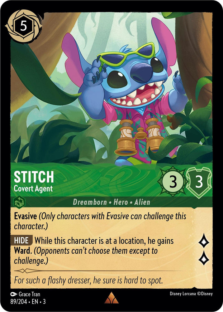 Stitch - Covert Agent (89//204) [Into the Inklands] (ONLINE ORDER ONLY)