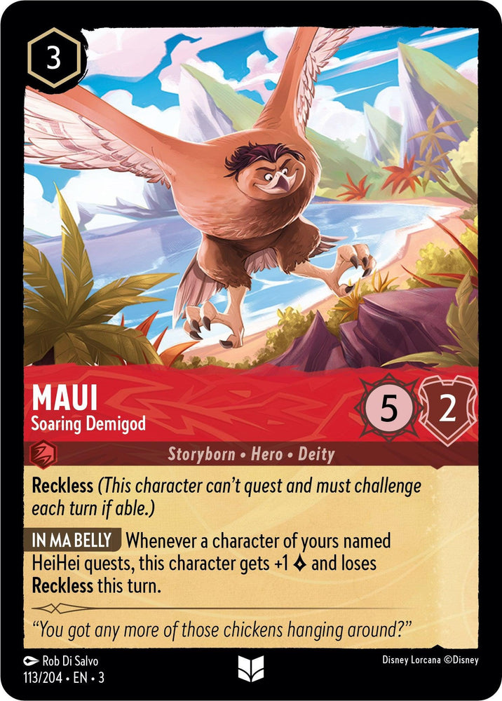 Maui - Soaring Demigod (113//204) [Into the Inklands] (ONLINE ORDER ONLY)