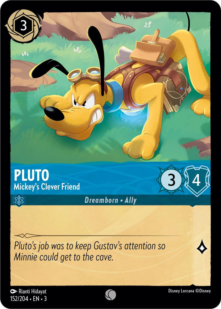 Pluto - Mickey's Clever Friend (152/204) [Into the Inklands] (ONLINE ORDER ONLY)