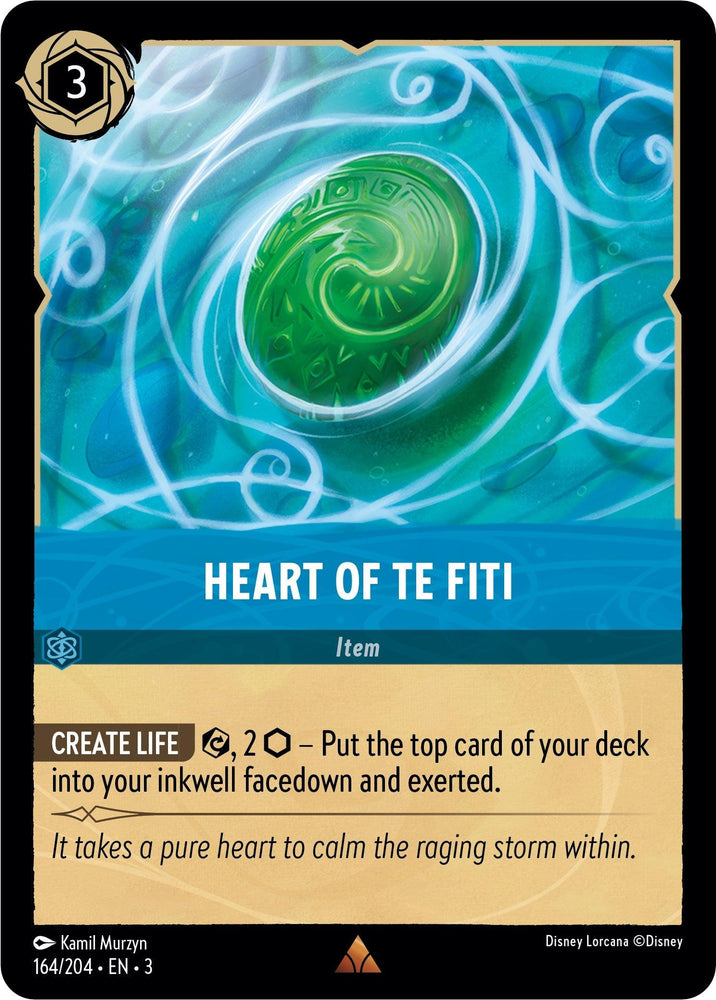 Heart of Te Fiti (164//204) [Into the Inklands] (ONLINE ORDER ONLY)