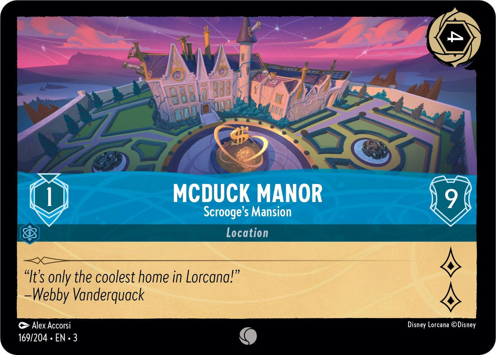 McDuck Manor - Scrooge's Mansion (169/204) [Into the Inklands] (ONLINE ORDER ONLY)