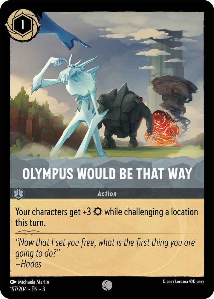 Olympus Would Be That Way (197/204) [Into the Inklands] (ONLINE ORDER ONLY)