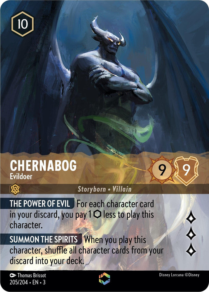 Chernabog - Evildoer (Enchanted) (205/204) [Into the Inklands] (ONLINE ORDER ONLY)