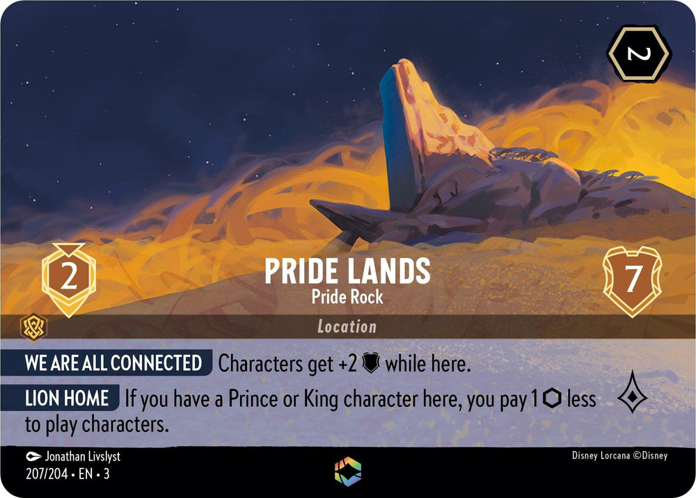 Pride Lands - Pride Rock (Enchanted) (207/204) [Into the Inklands] (ONLINE ORDER ONLY)