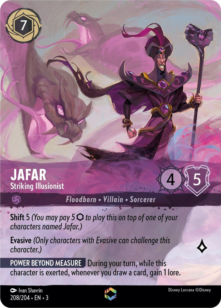 Jafar - Striking Illusionist (Enchanted) (208/204) [Into the Inklands] (ONLINE ORDER ONLY)