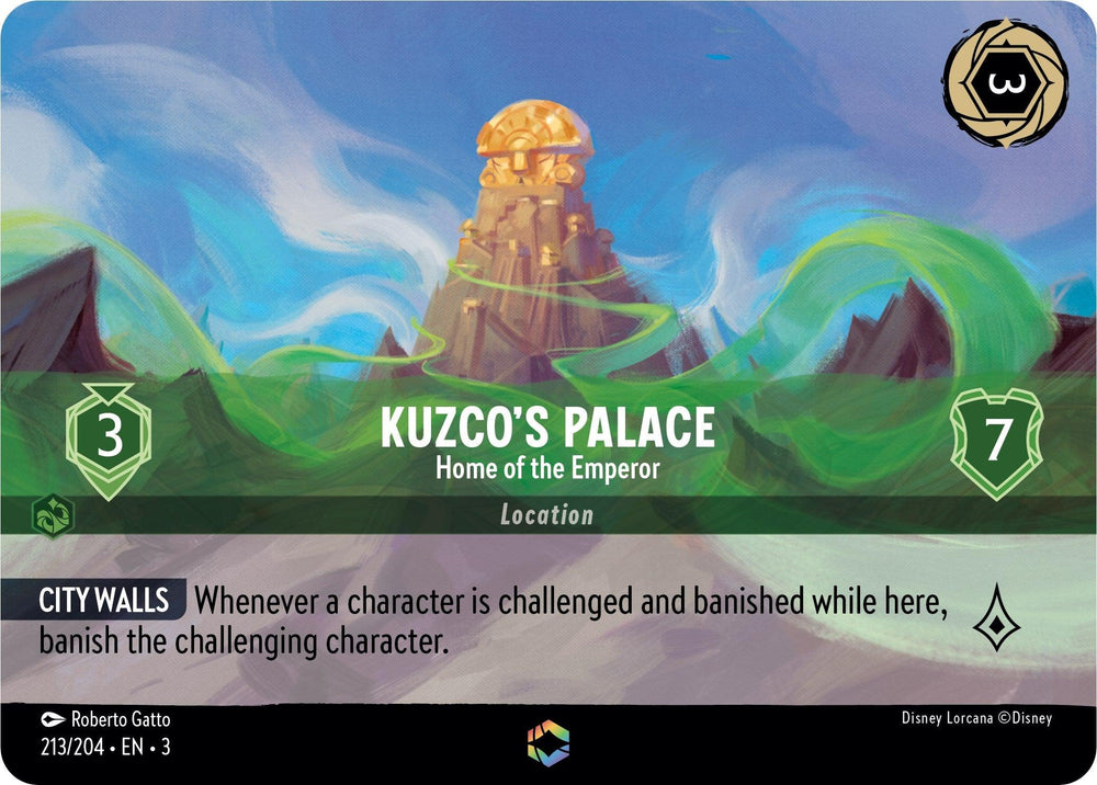 Kuzco's Palace - Home of the Emperor (Enchanted) (213/204) [Into the Inklands] (ONLINE ORDER ONLY)
