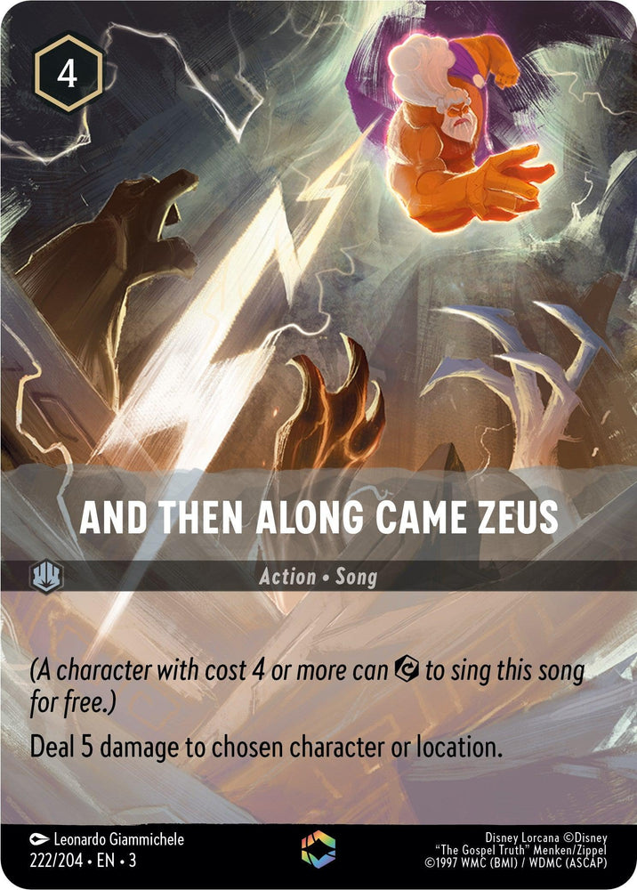 And Then Along Came Zeus (Enchanted) (222/204) [Into the Inklands] (ONLINE ORDER ONLY)