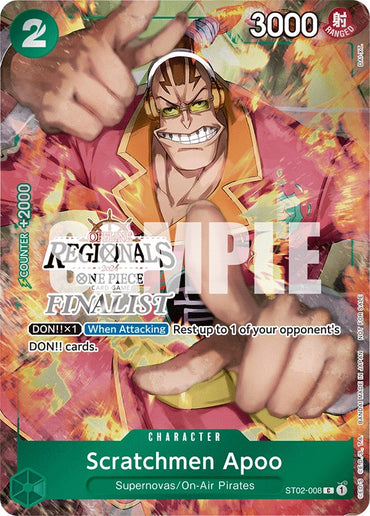 Scratchmen Apoo (Offline Regional 2024) [Finalist] [One Piece Promotion Cards]