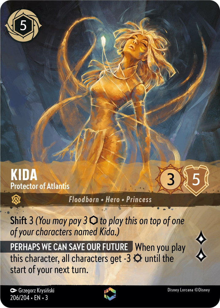 Kida - Protector of Atlantis (Enchanted) (206/204) [Into the Inklands] (ONLINE ORDER ONLY)