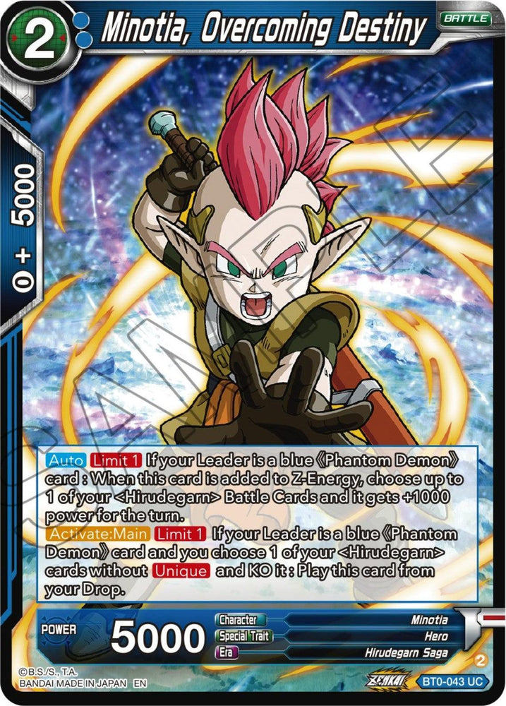 Minotia, Overcoming Destiny (BT24-043) [Beyond Generations] (ONLINE ORDER ONLY)