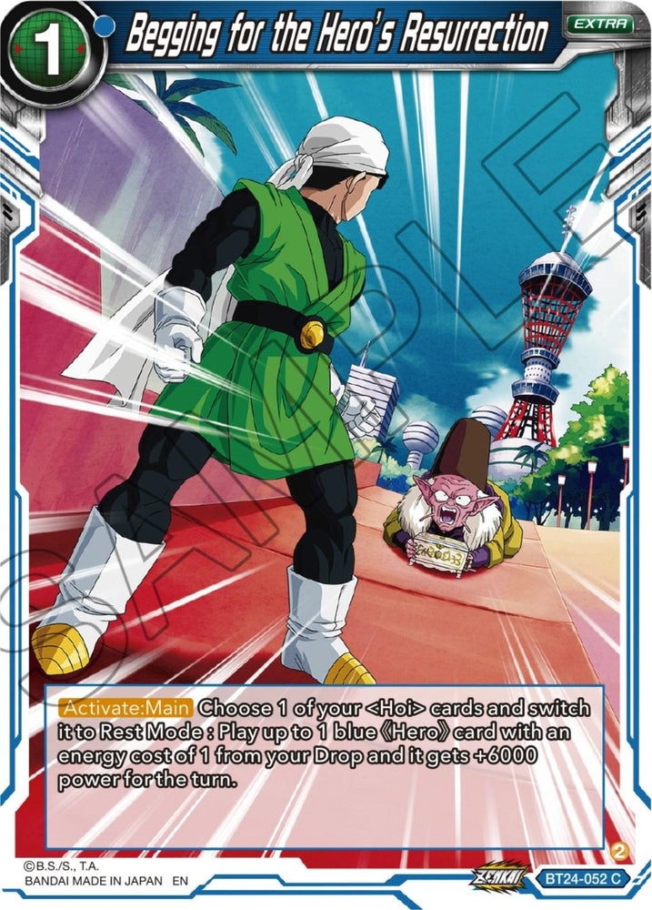 Begging for the Hero's Resurrection (BT24-052) [Beyond Generations] (ONLINE ORDER ONLY)