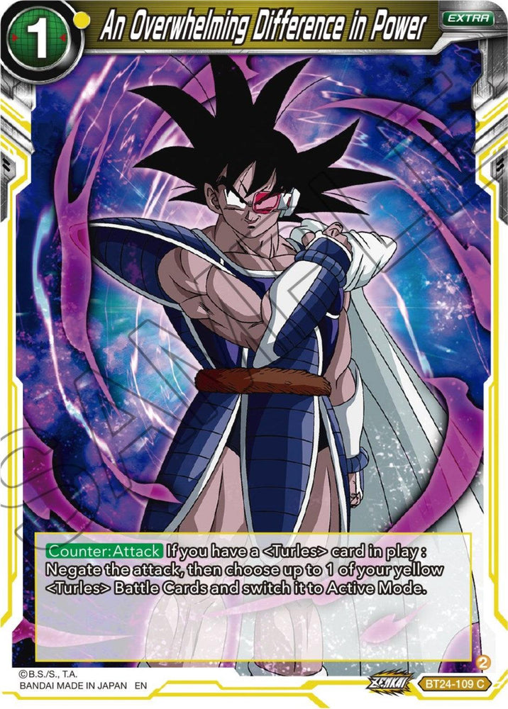 An Overwhelming Difference in Power (BT24-109) [Beyond Generations] (ONLINE ORDER ONLY)