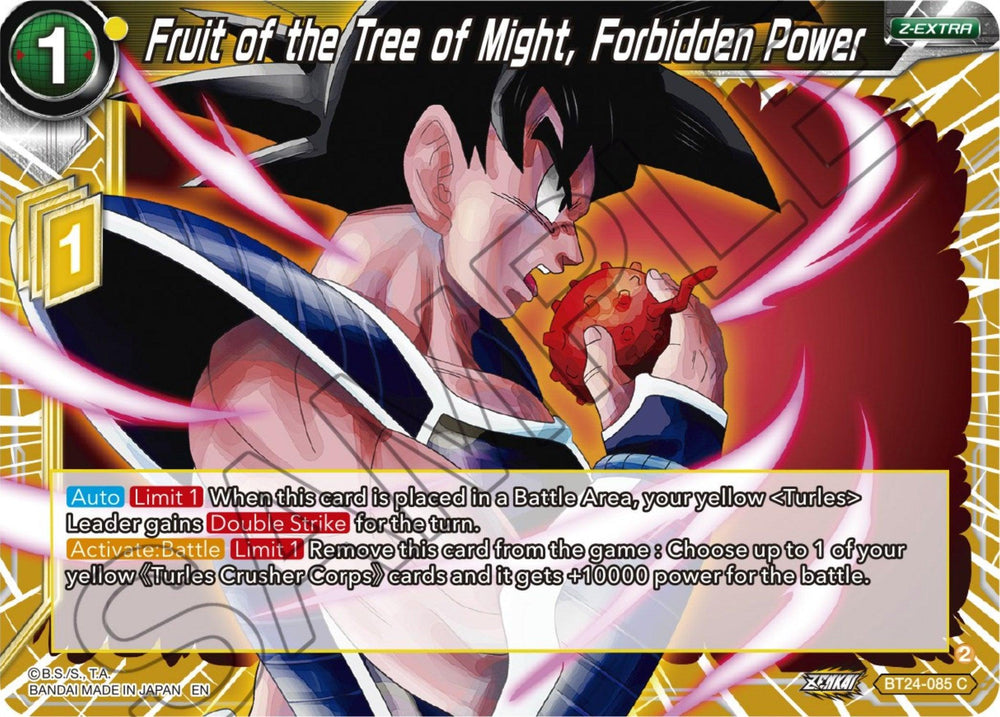 Fruit of the Tree of Might, Forbidden Power (BT24-085) [Beyond Generations] (ONLINE ORDER ONLY)