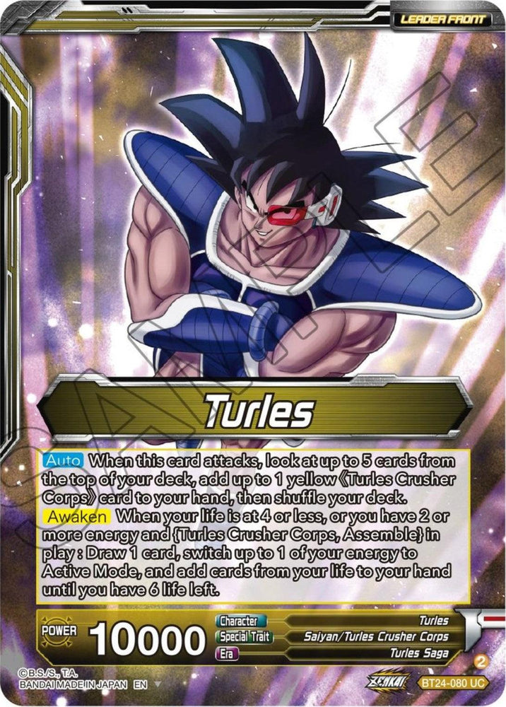 Turles // Turles, Corps Commander (BT24-080) [Beyond Generations] (ONLINE ORDER ONLY)