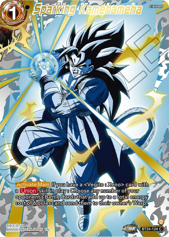 Sparking Kamehameha (Collector Booster) (BT24-124) [Beyond Generations] (ONLINE ORDER ONLY)