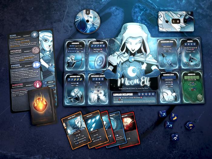 Dice Throne Season 1 - Box 1 - Barbarian vs Moon Elf (ONLINE ORDER ONLY)