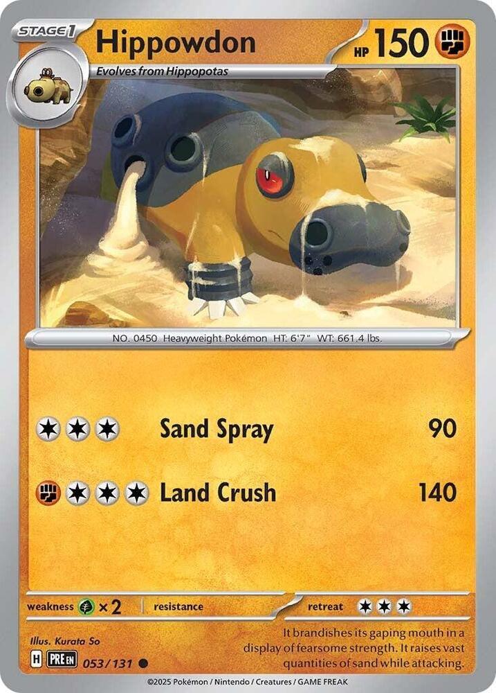 Hippowdon (053/131) [Scarlet & Violet: Prismatic Evolutions] (Online Only)
