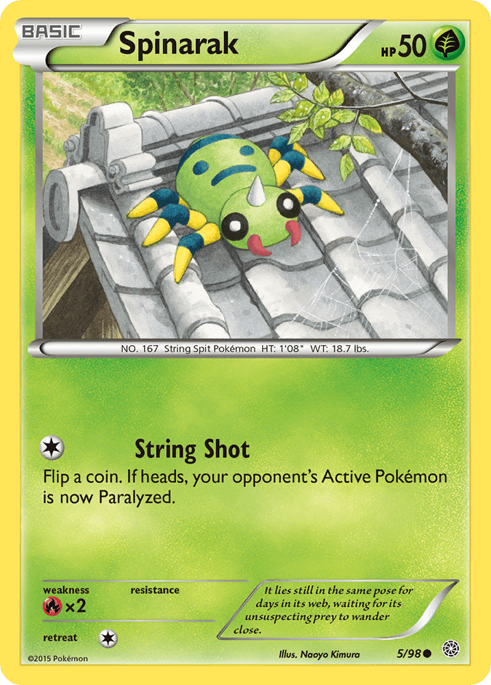 Spinarak (5/98) [XY: Ancient Origins] (Online Only)