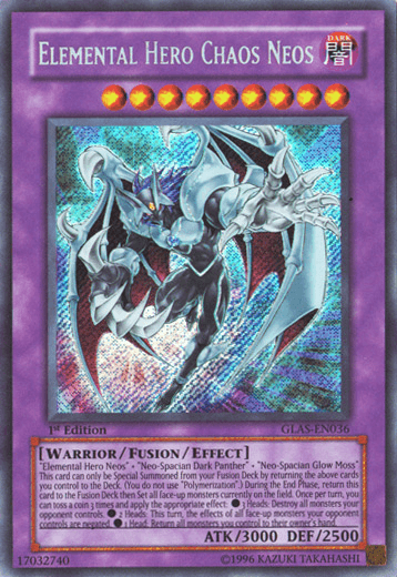 Elemental Hero Chaos Neos [GLAS-EN036] Secret Rare (ONLINE ORDER ONLY)